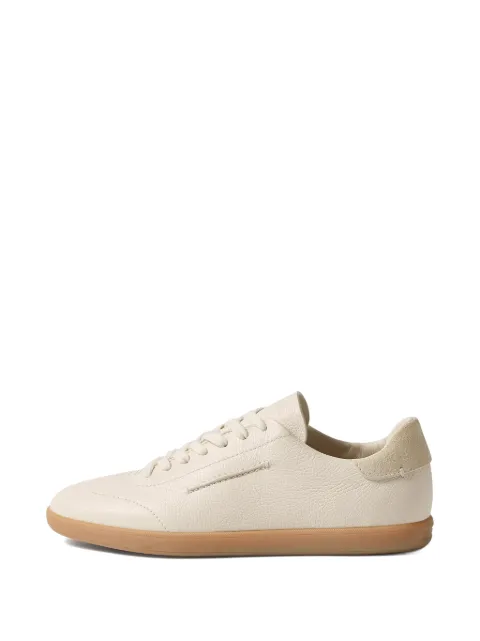 Zegna white grained calfskin 232 sneakers