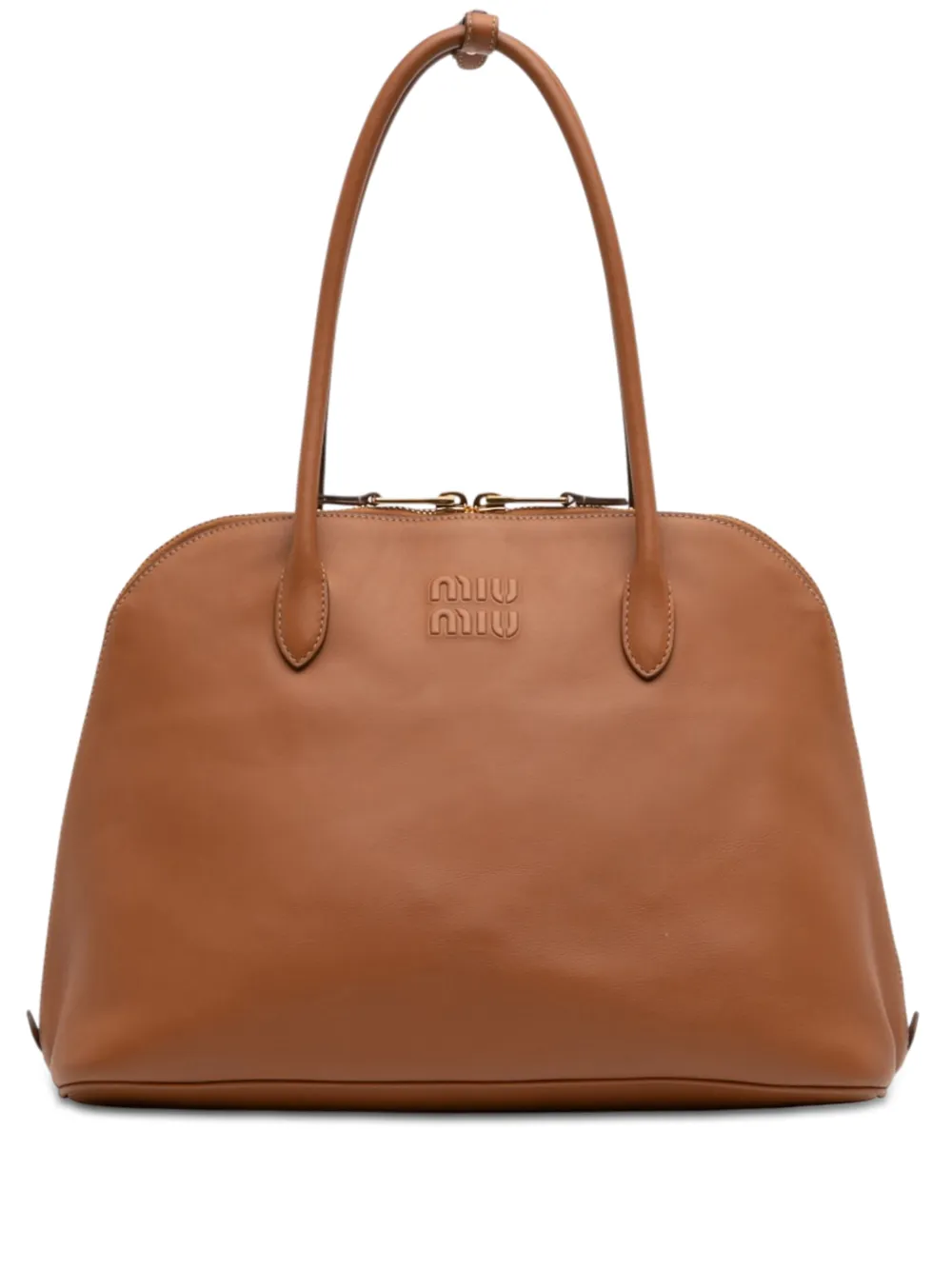Miu Miu Pre-Owned Borsa a spalla Softy 2010-2026 - Marrone