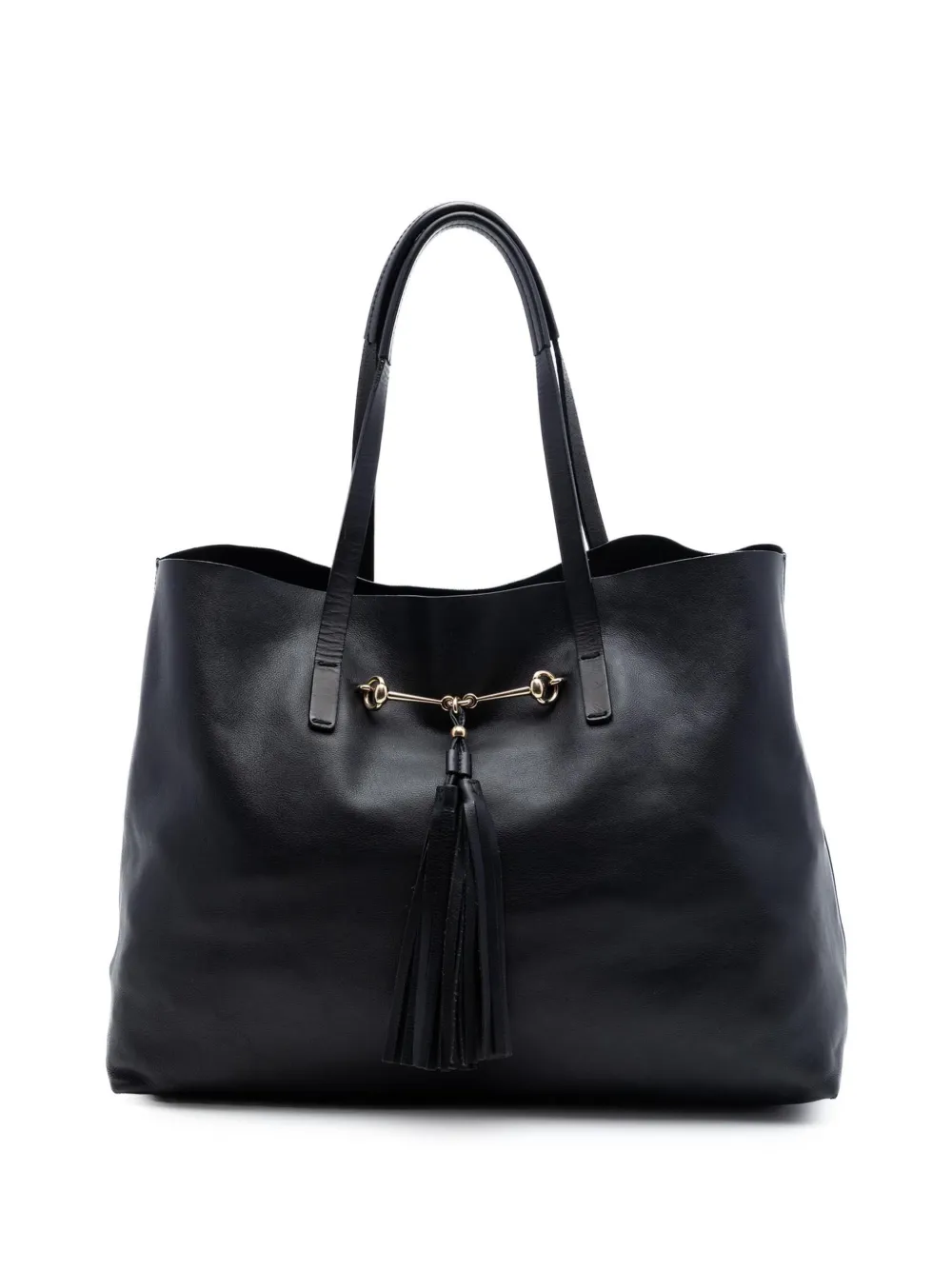 Gucci Pre-Owned Borsa tote Park Avenue Horsebit media in pelle di vitello 2000-2015 - Nero