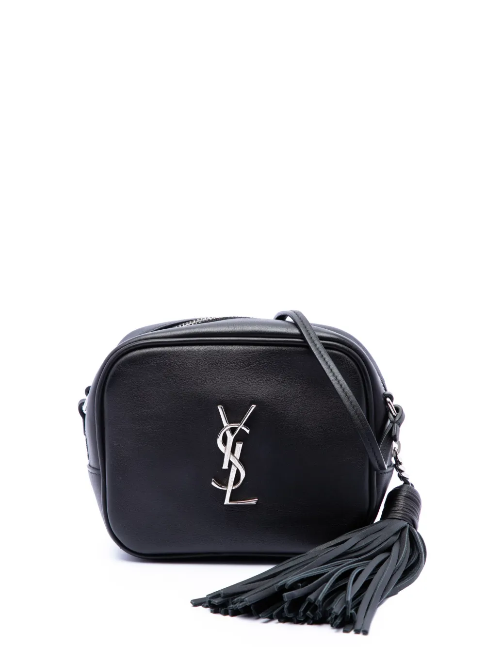 Saint Laurent Pre-Owned Borsa a tracolla Blogger in pelle di vitello con monogramma 2016 - Nero