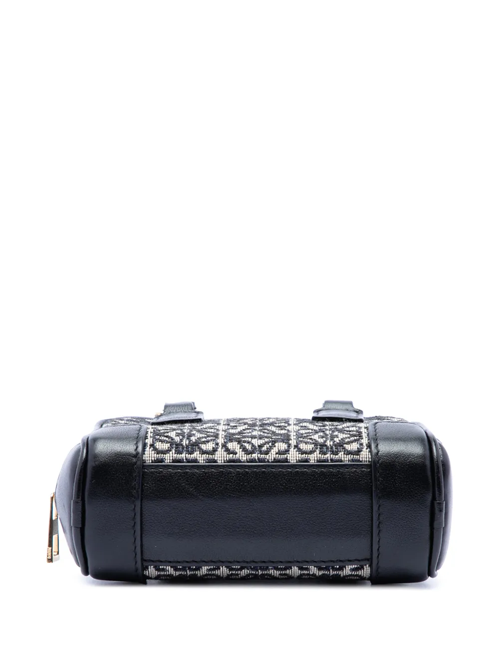 【未使用に近い】LOEWE アナグラム　アマソナ　キャンバス　バックル　ブラック Loewe Pre-Owned 2021 ナノ アナグラム キャンバス アマソナ