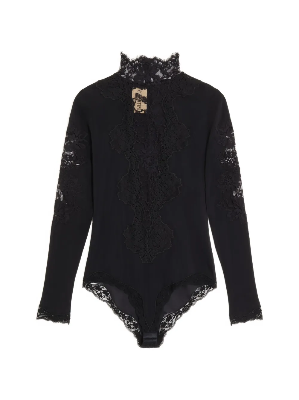 Valentino Garavani jersey bodysuit with lace - Noir Valentino Garavani jersey bodysuit with lace - Noir