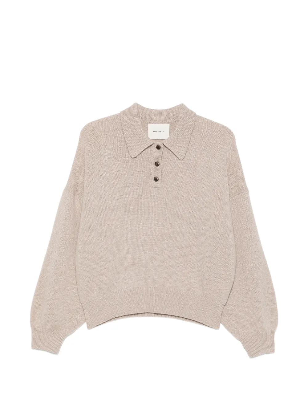 Lisa Yang button-fastening polo shirt - Toni neutri