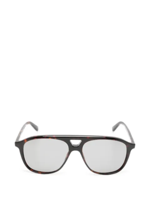 Chimi tortoiseshell-effect pilot sunglasses