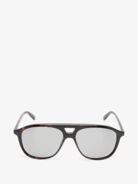 Chimi tortoiseshell-effect pilot sunglasses