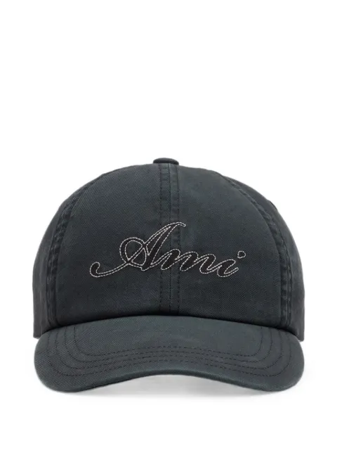 AMI Paris cotton cap with Ami Paris emboirery
