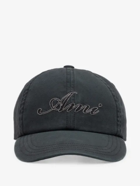 AMI Paris gorra de algodón con bordado Ami Paris