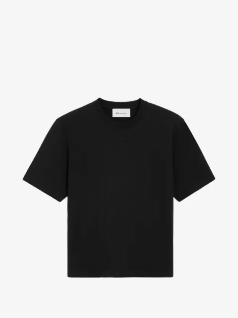 AMI Paris cotton T-shirt with embossed Ami de Coeur