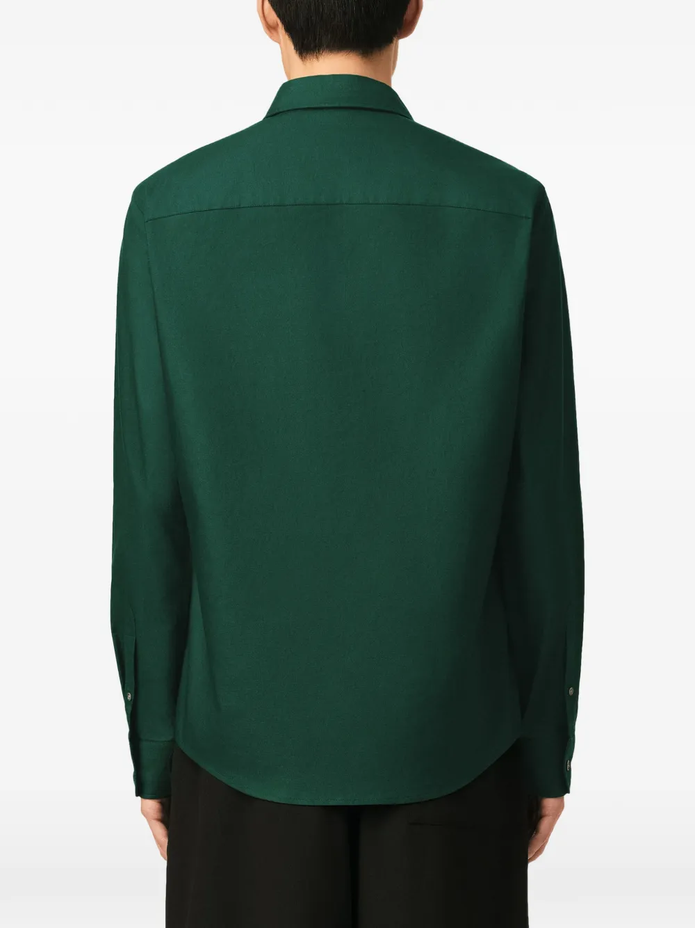 AMI Paris Katoenen overhemd met Ami de Coeur Groen
