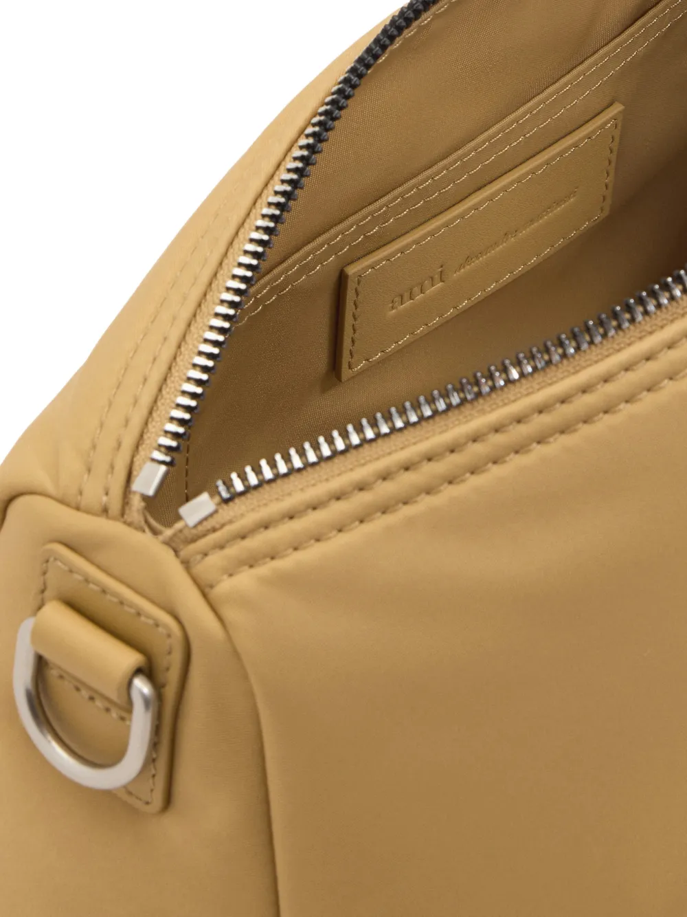AMI Paris Marcel nylon tas Beige