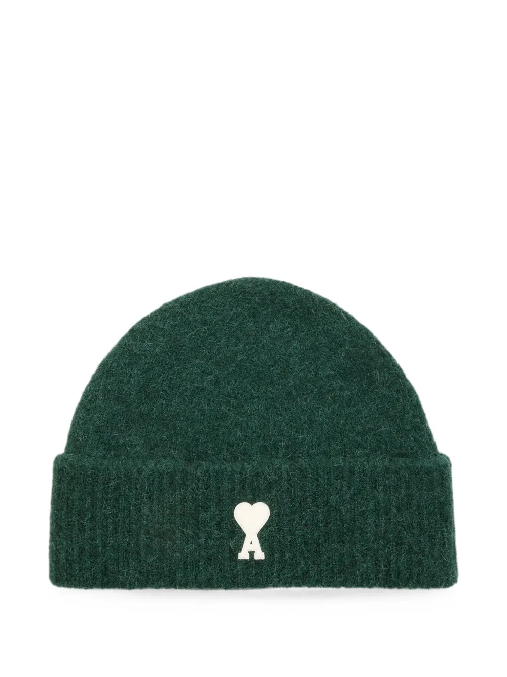 AMI Paris Berretto Ami de Coeur in alpaca - Verde