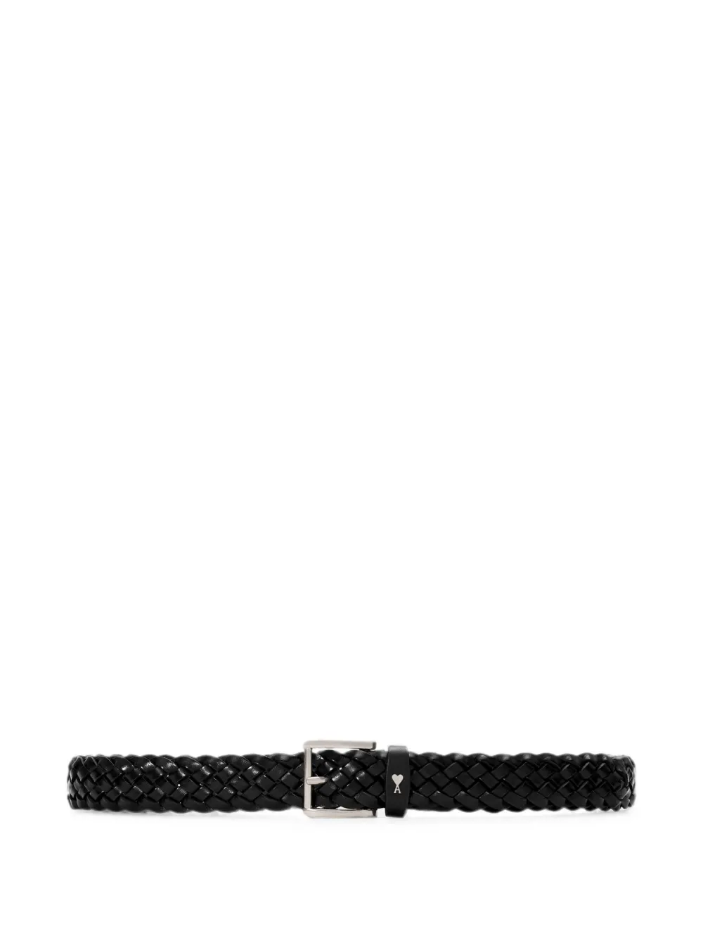 AMI Paris Geflochtner Paris Paris Gürtel aus Rindsleder 30mm - Schwarz