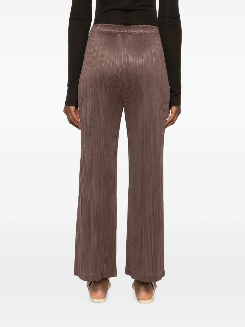 Pleats Please Issey Miyake Pleats Please broek Bruin