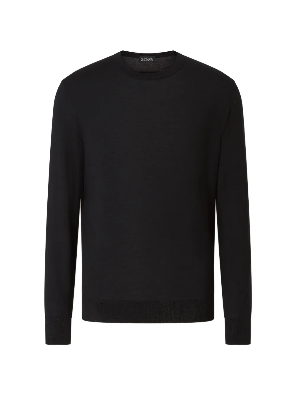 Zegna black Trofeo 15milmil15 wool crewneck sweater - Nero