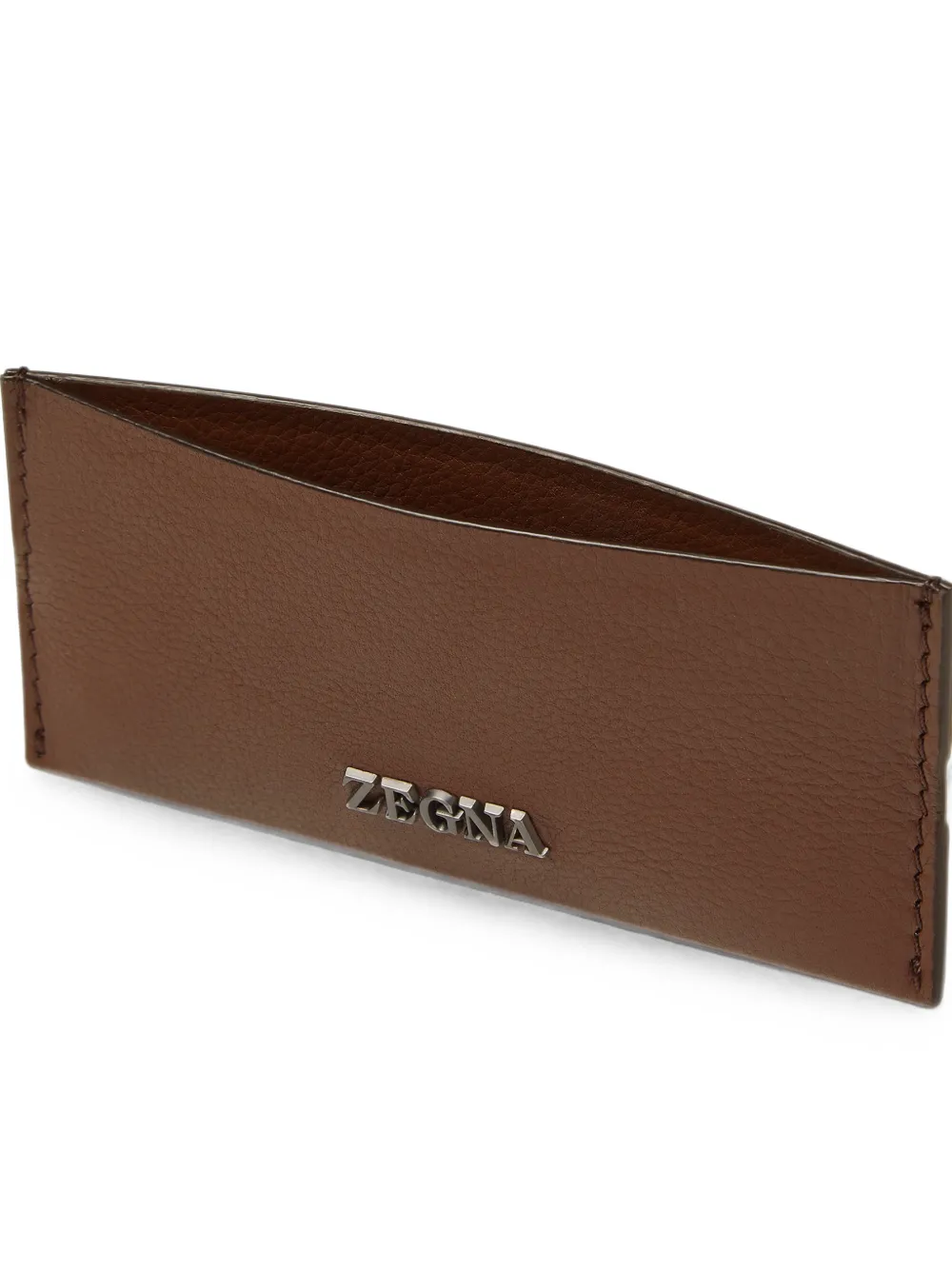 Zegna Secondskin pasjeshouder Bruin