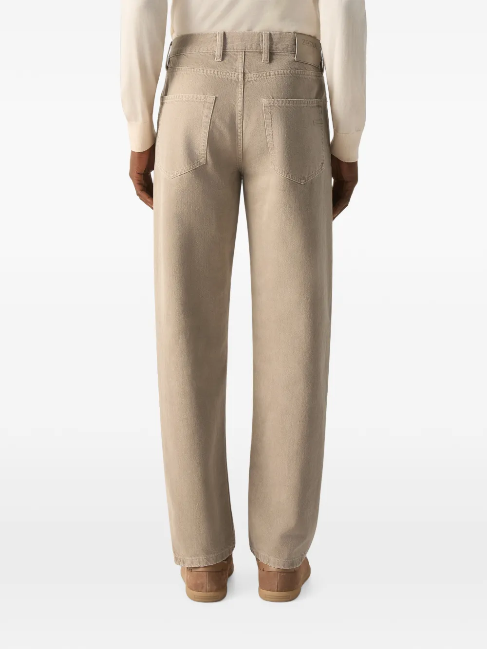 Zegna Roccia katoenen broek Beige