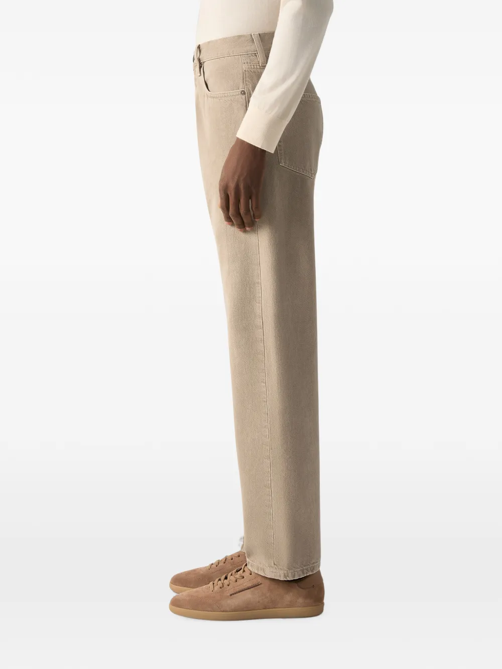 Zegna Roccia katoenen broek Beige