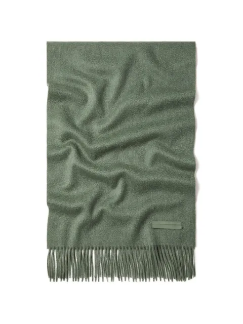 Zegna light green Oasi cashmere scarf