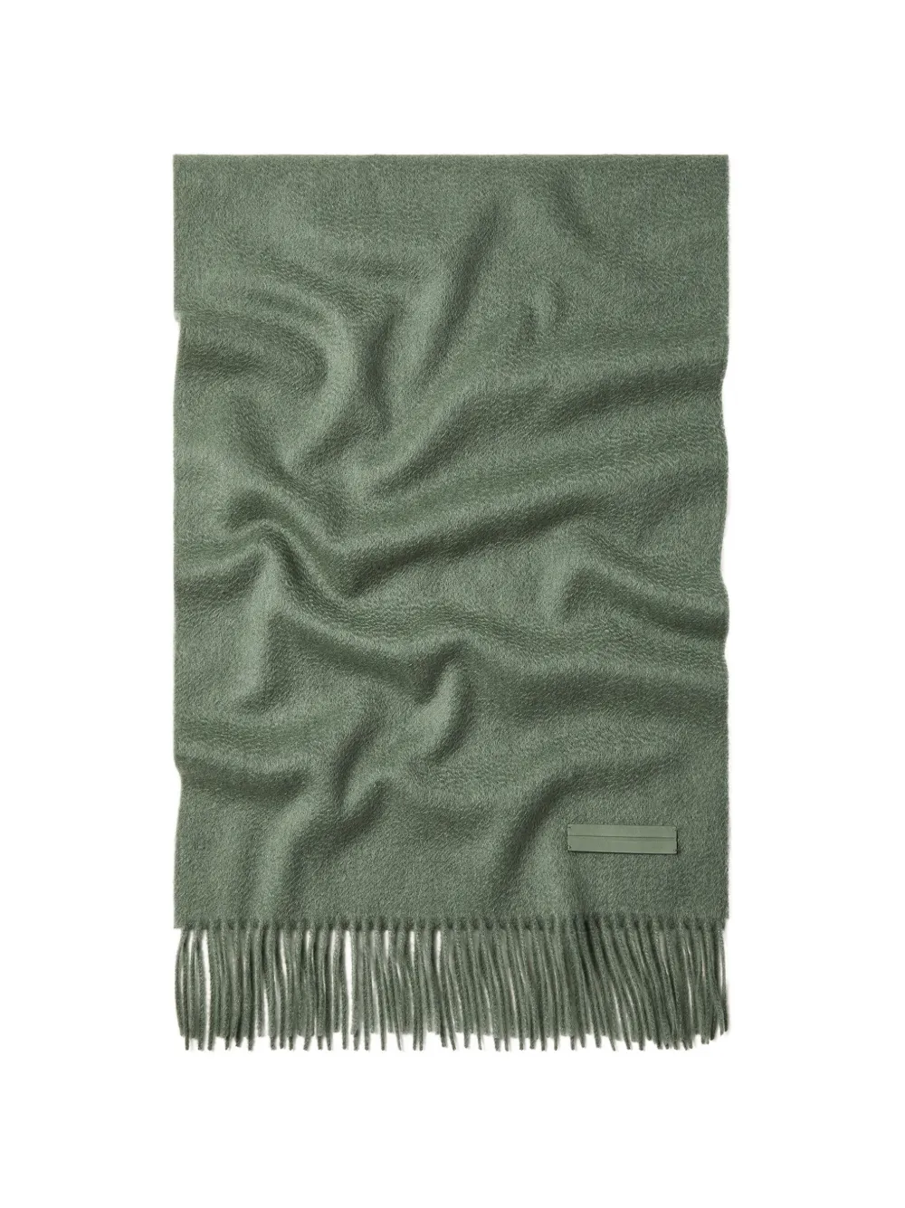 Zegna light green Oasi cashmere scarf Groen