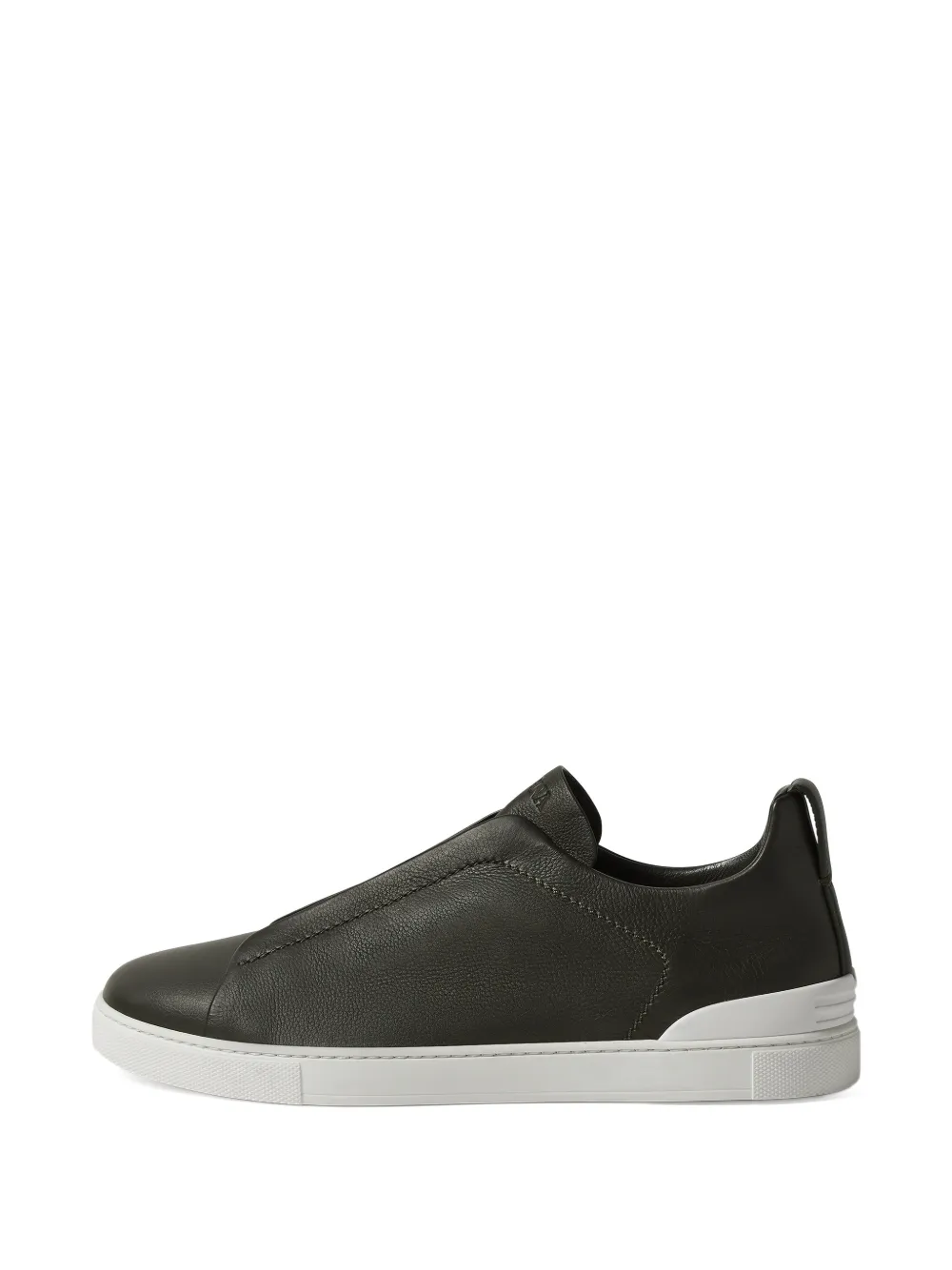 Zegna dark olive-green Triple Stitch™ SECONDSKIN sneakers - Verde