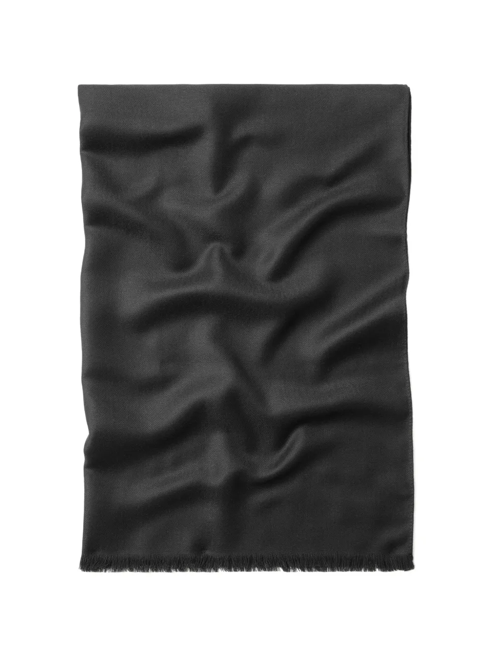 Zegna dark grey wool and cashmere scarf - Grigio