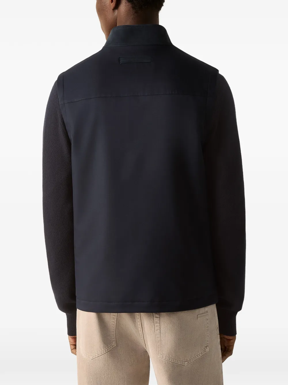 Zegna Motorin 50cc microvezel bodywarmer Blauw