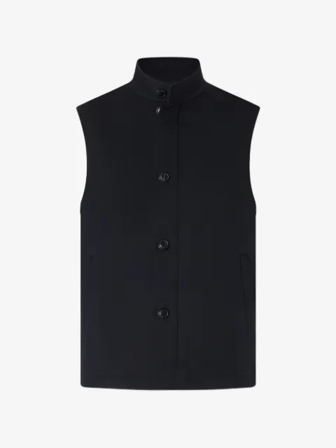 Zegna navy blue microfiber Motorin 50cc vest