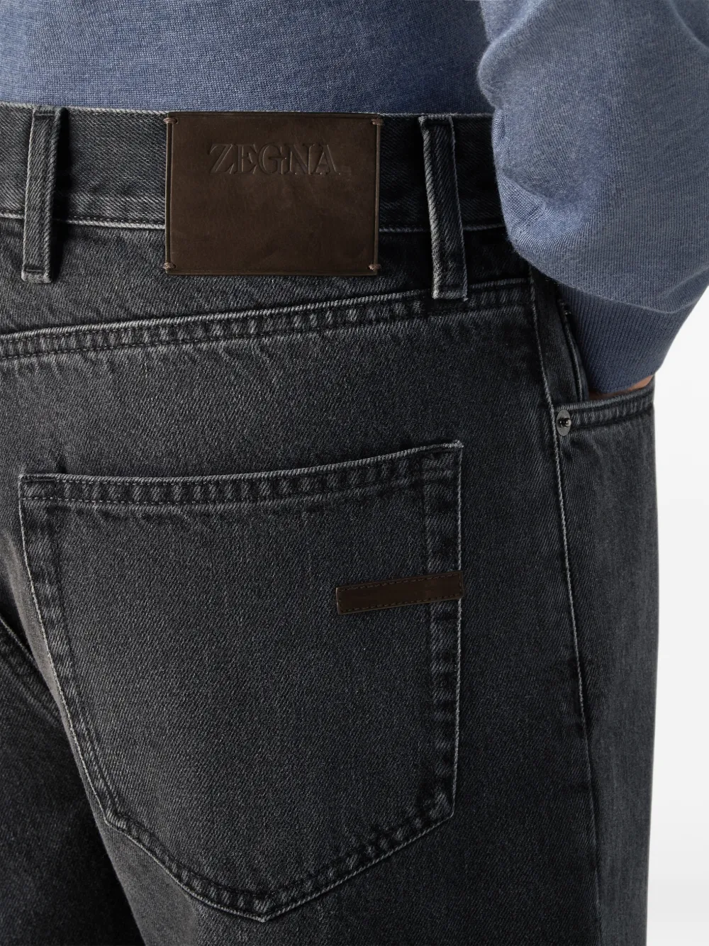 Zegna Roccia katoenen jeans Grijs