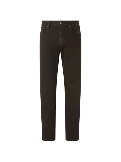 Zegna dark-brown cotton Roccia pants