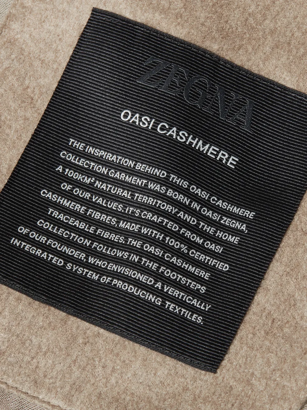 Zegna Oasi kasjmier jack Beige