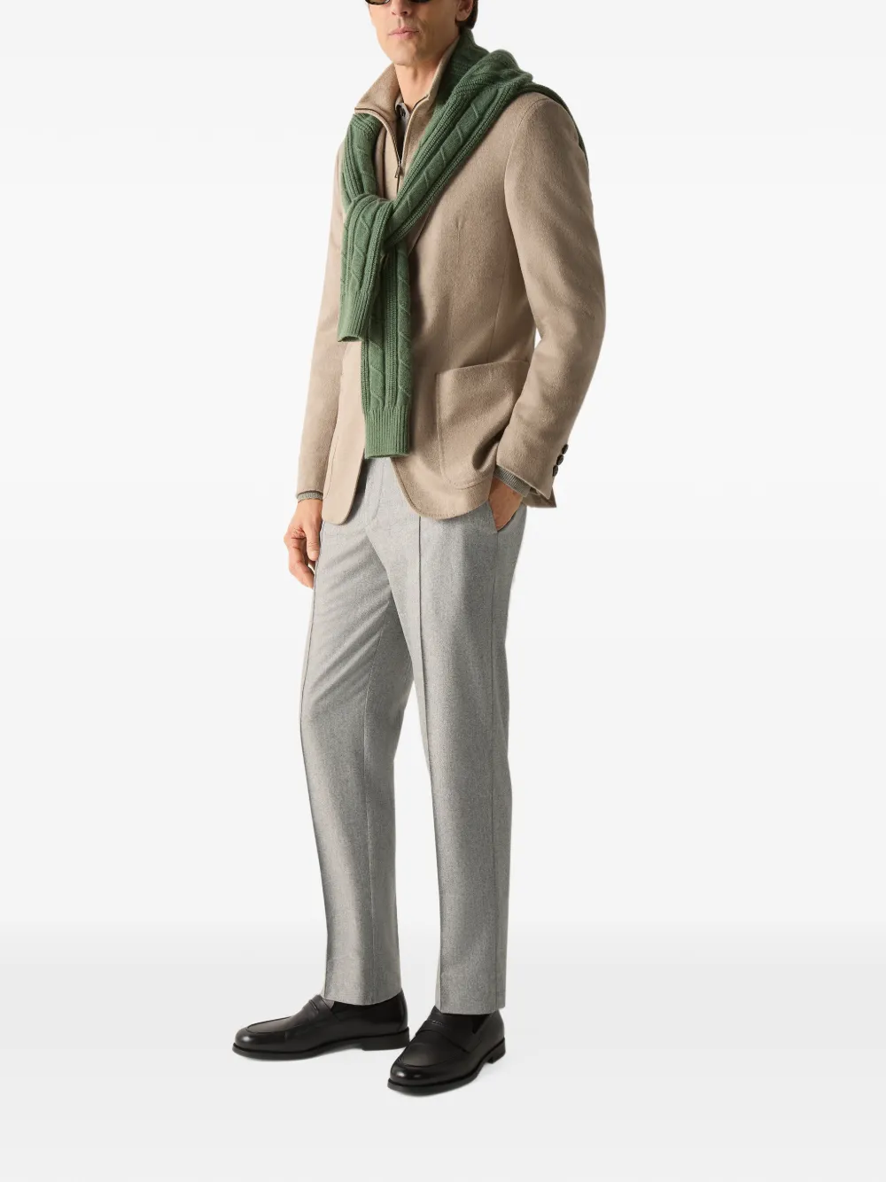 Zegna Oasi kasjmier jack Beige