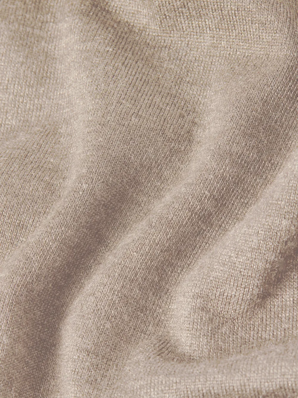 Zegna Cashsetta coltrui van taupe-mélange Beige