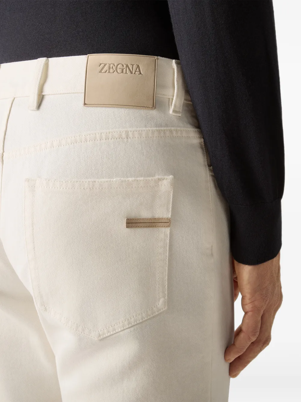 Zegna Roccia katoenen jeans Wit