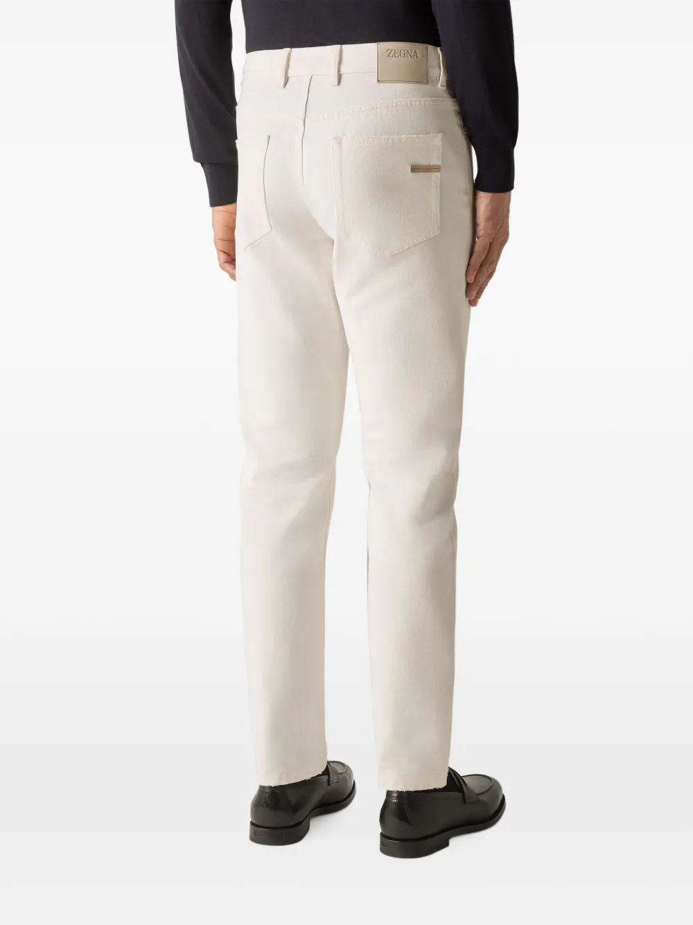 Zegna Roccia katoenen jeans Wit