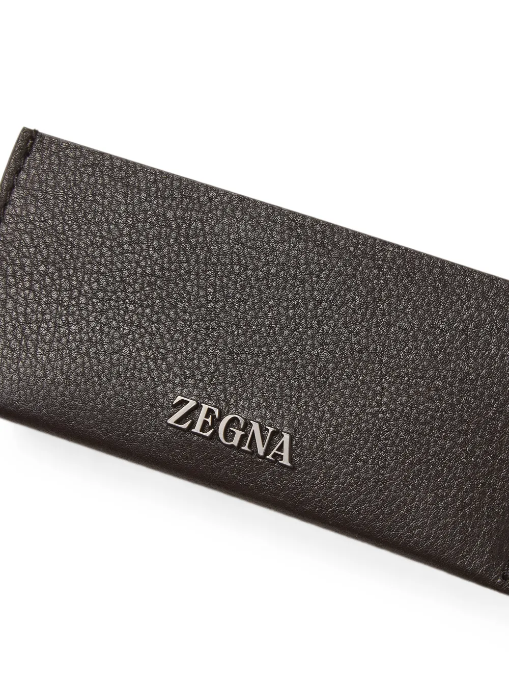 Zegna Secondskin donkerbruine pasjeshouder