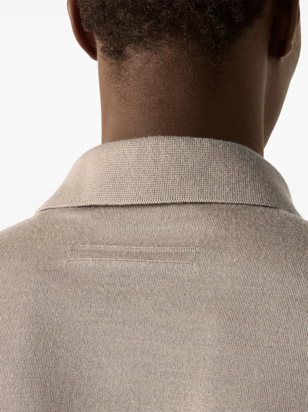 Zegna Cashseta poloshirt Beige
