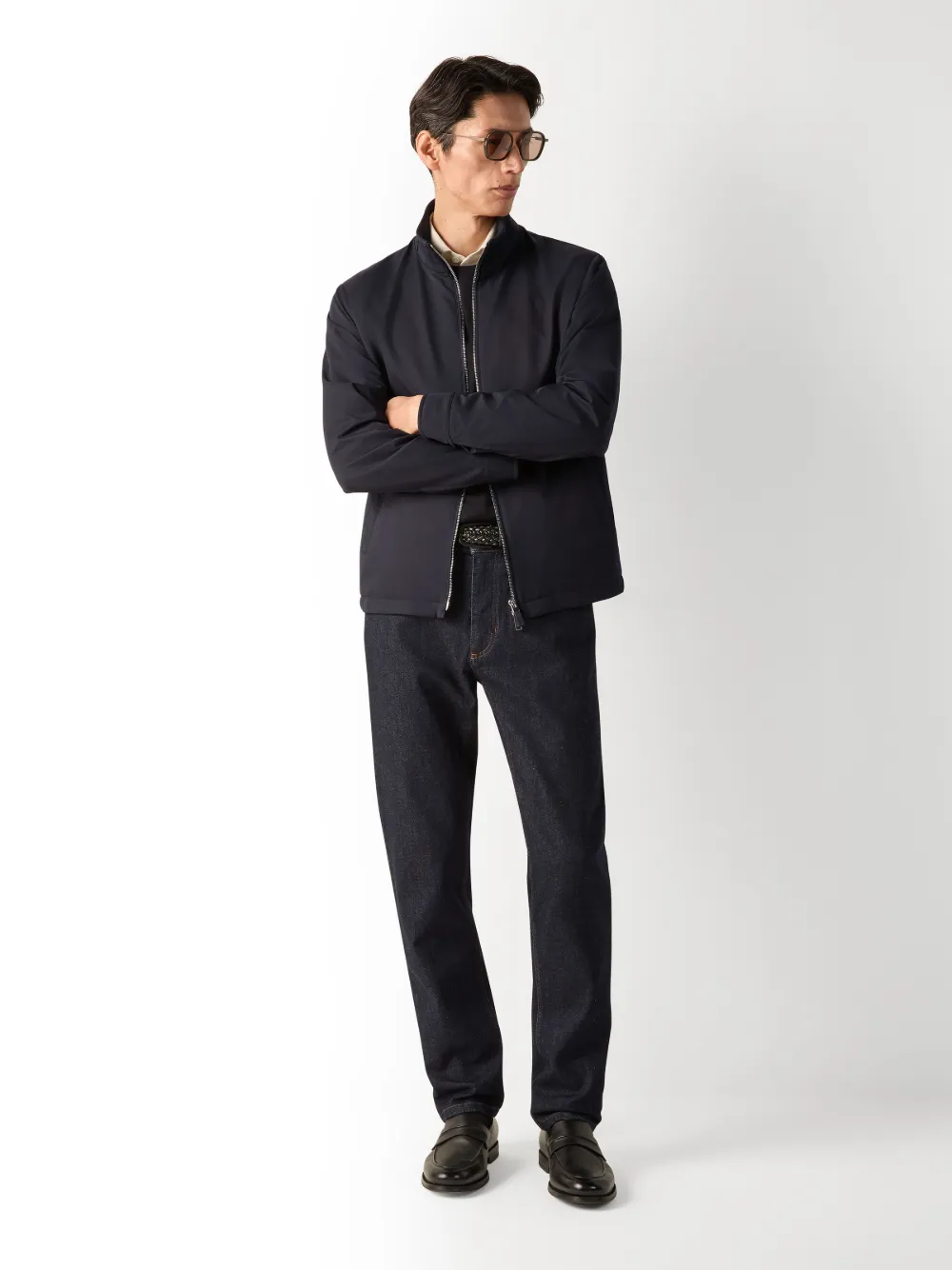 Zegna Motorin 100cc microvezel jack Blauw