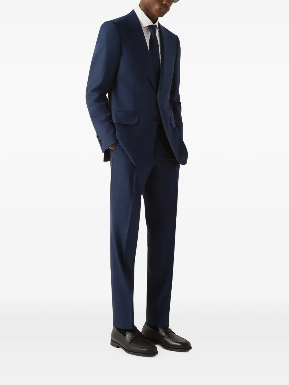 Zegna Trofeo 120 mila wollen pak Blauw