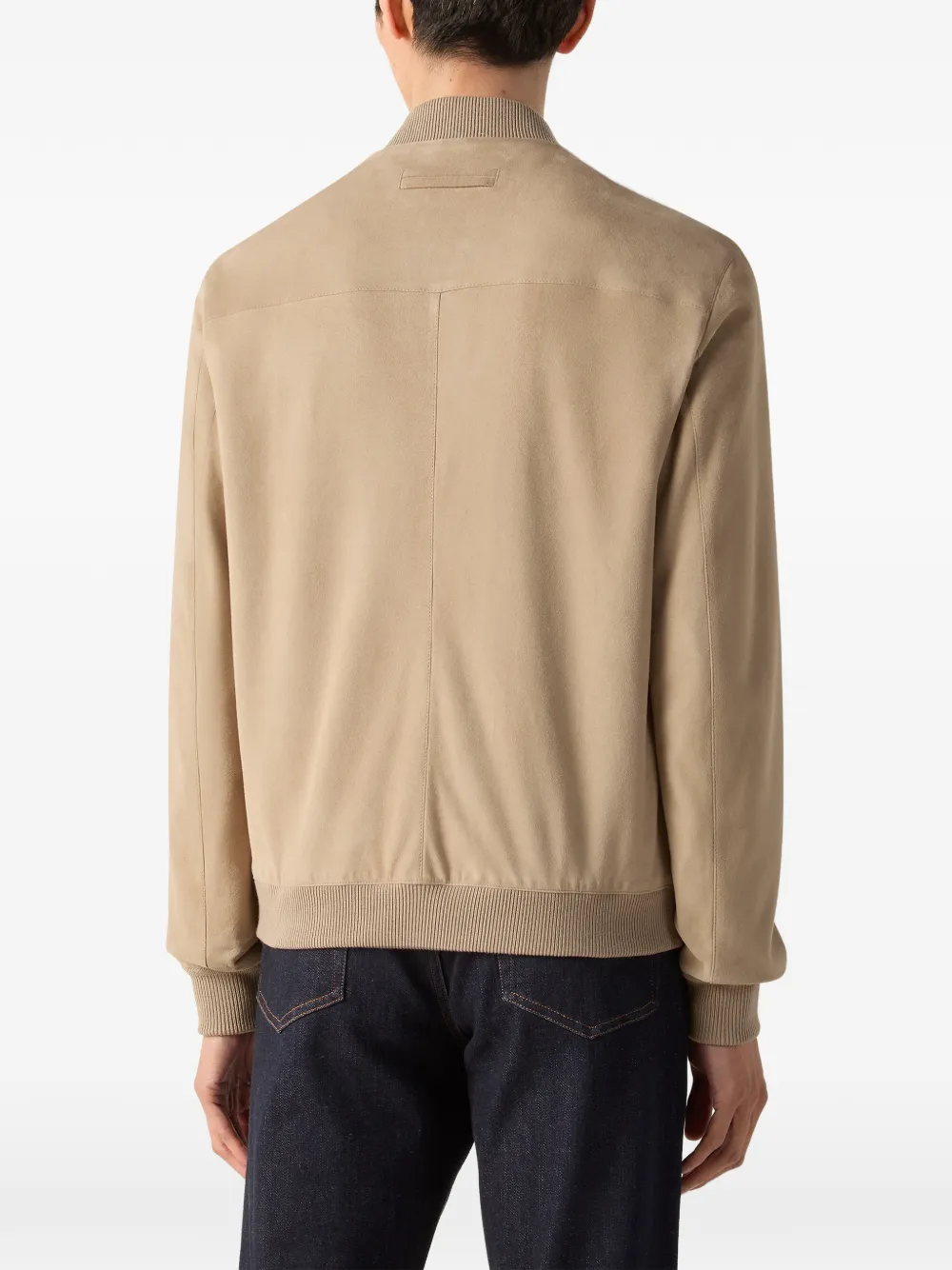 Zegna Suède bomberjack Beige