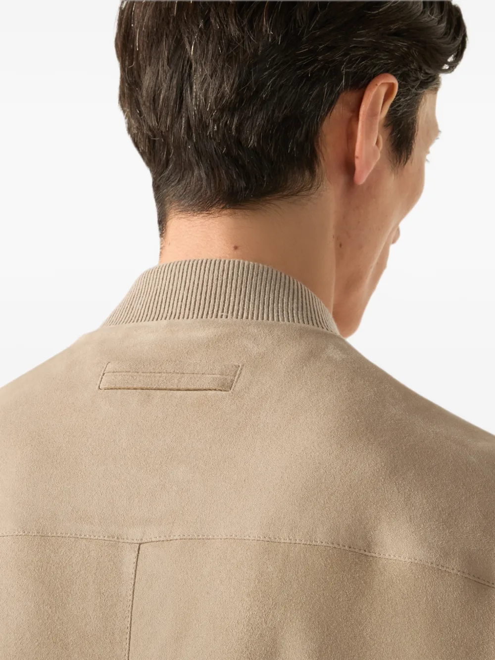 Zegna Suède bomberjack Beige