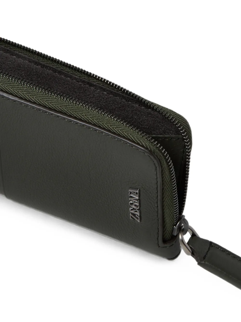 Zegna Secondskin pasjeshouder Groen