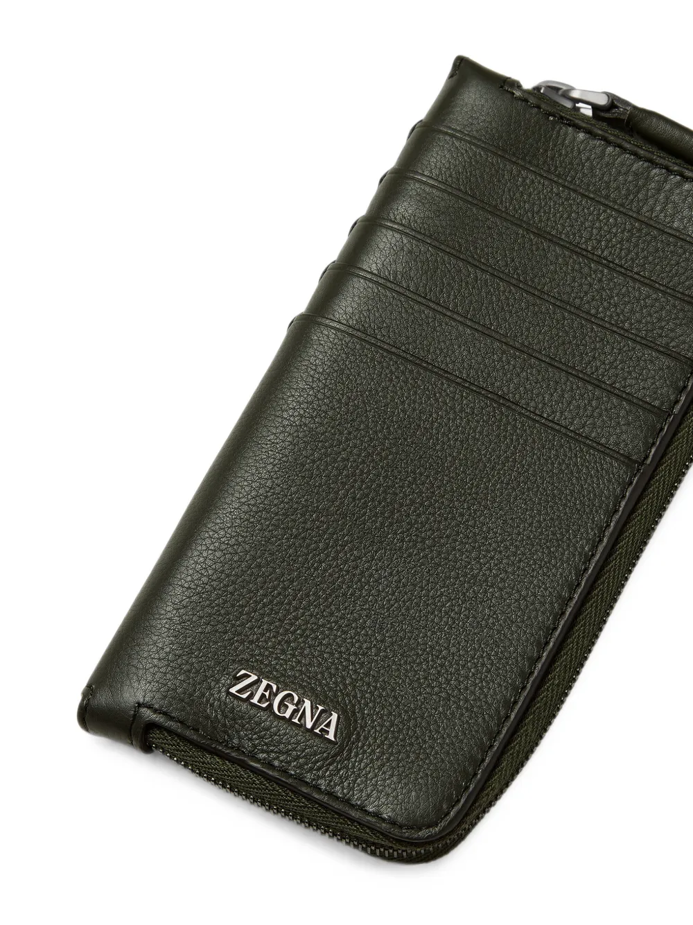 Zegna Secondskin pasjeshouder Groen