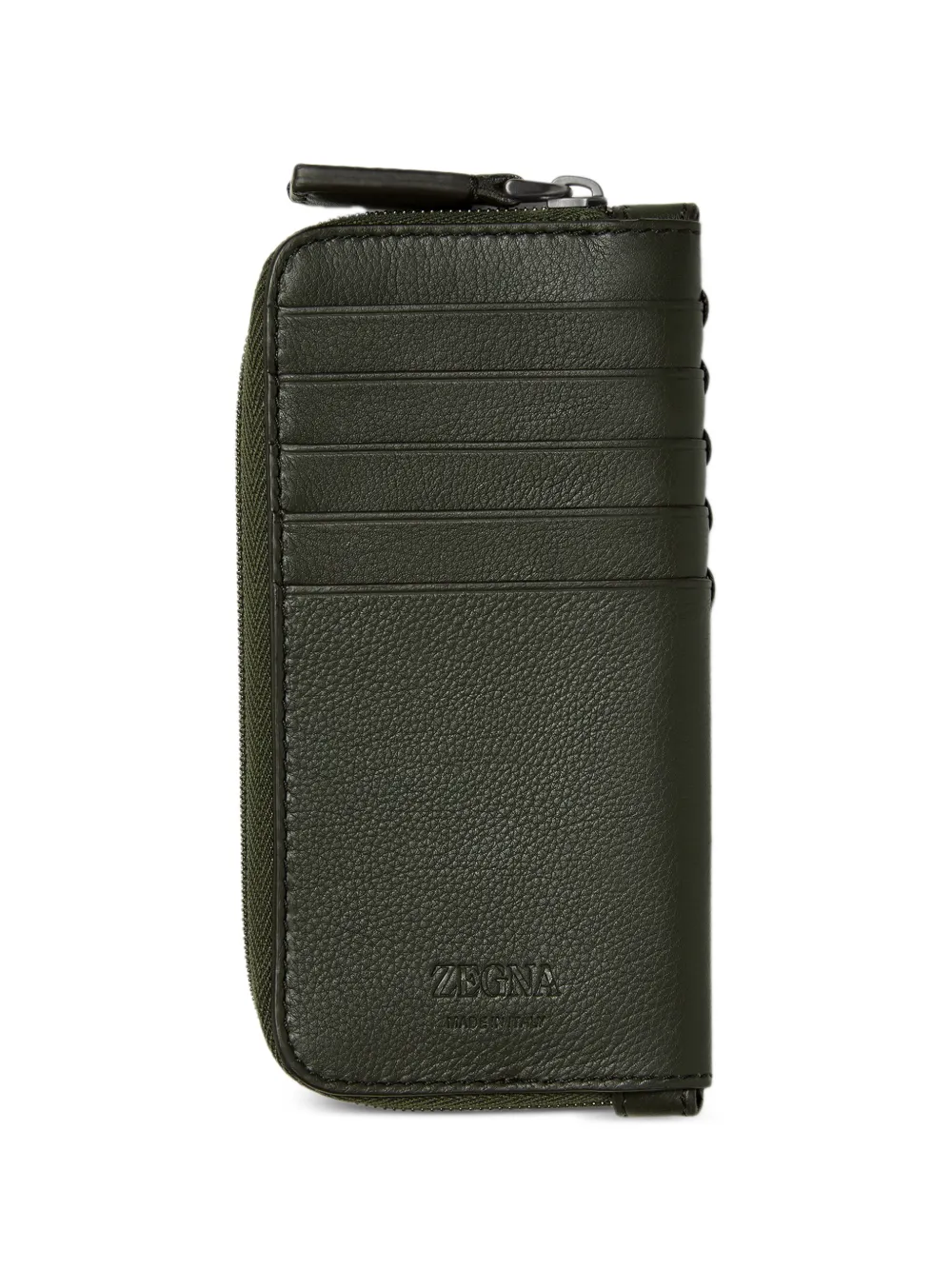 Zegna Secondskin pasjeshouder Groen
