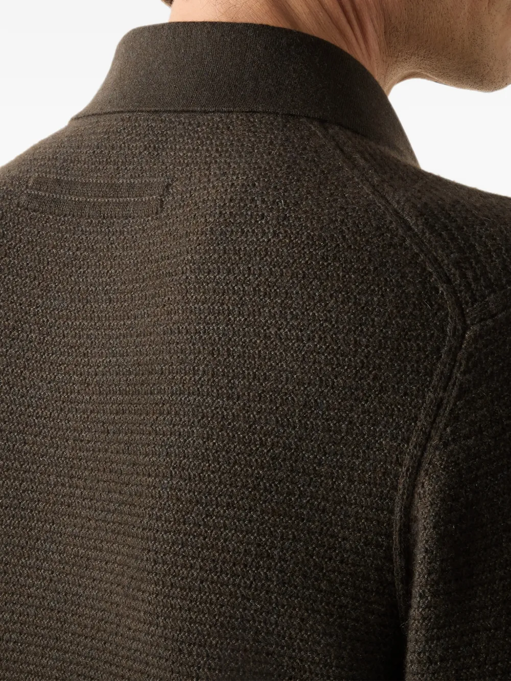 Zegna Oasi kasjmier poloshirt Groen