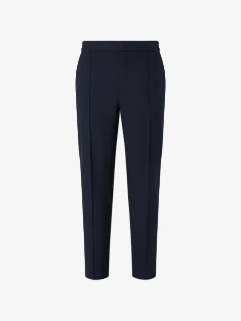 Zegna Pantaloni in lana blu navy