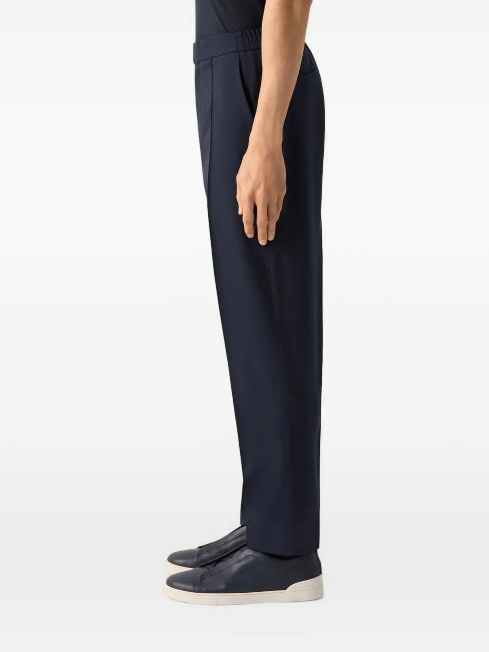 Zegna Wollen broek Blauw