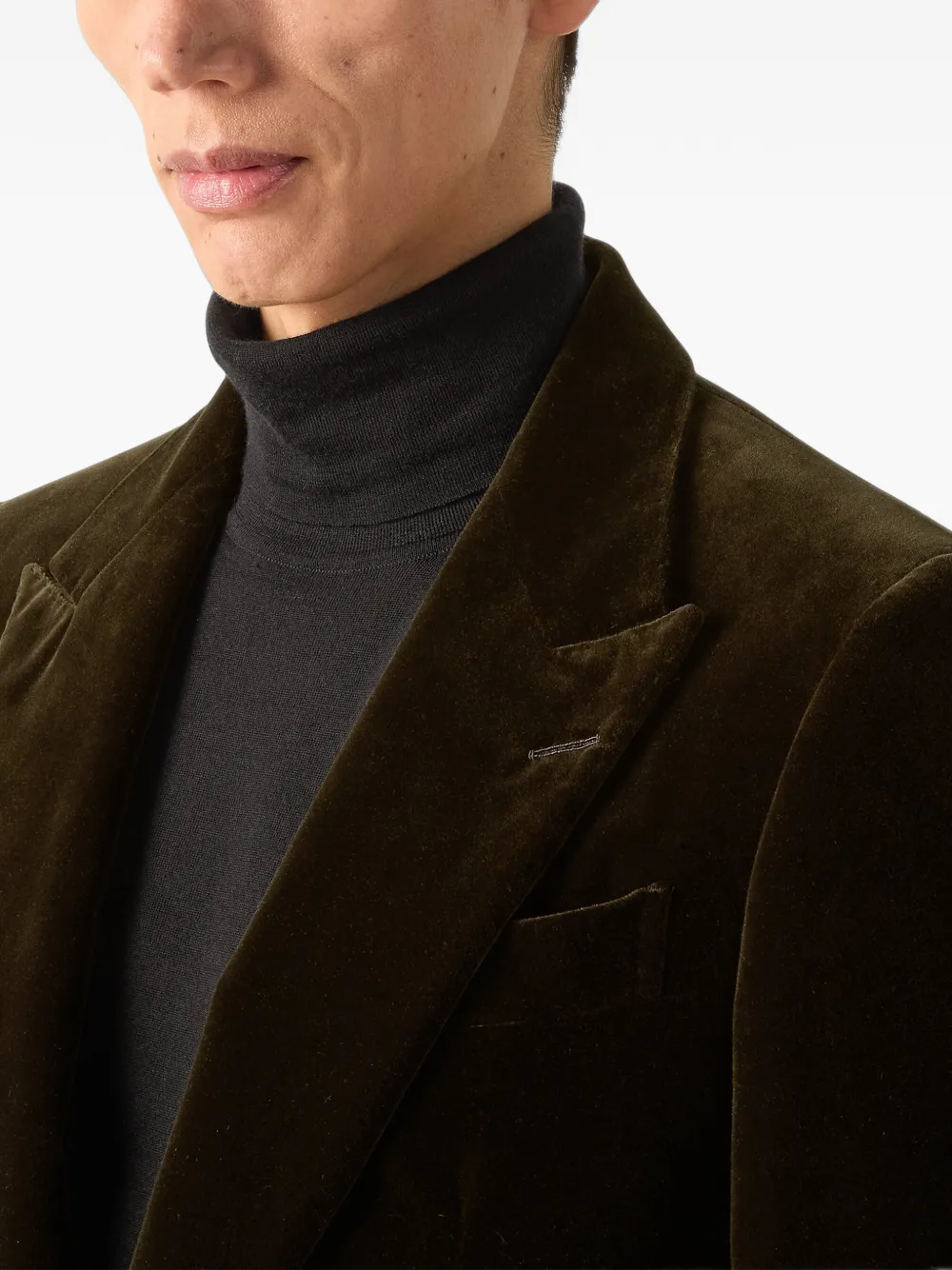 Zegna Katoenen blazer Groen
