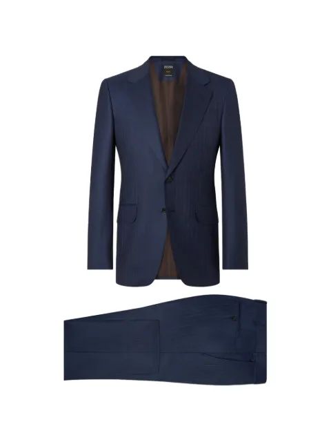 Zegna navy-blue Trofeo 120mila wool suit