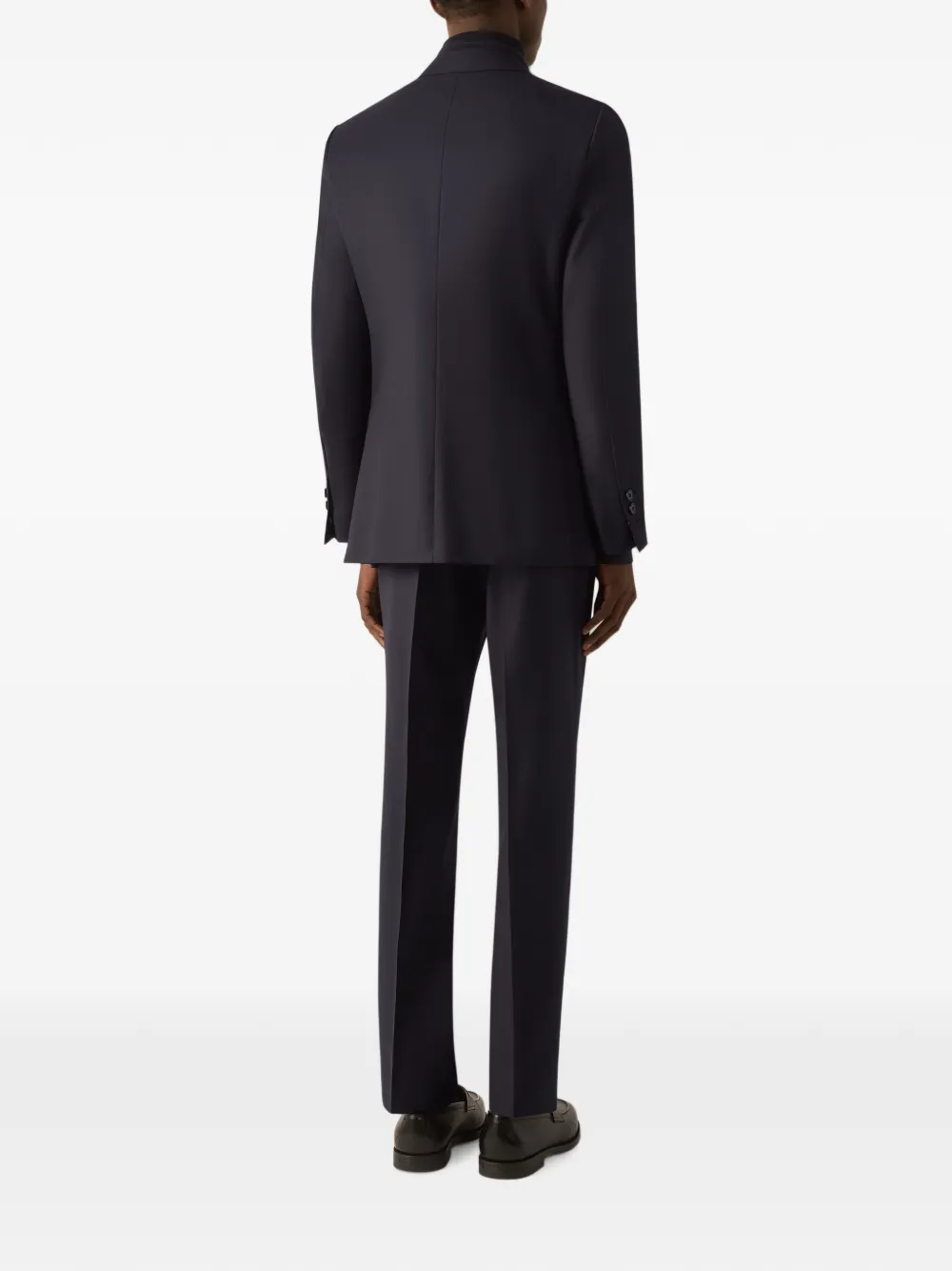 Zegna Trofeo Selection wollen pak Blauw