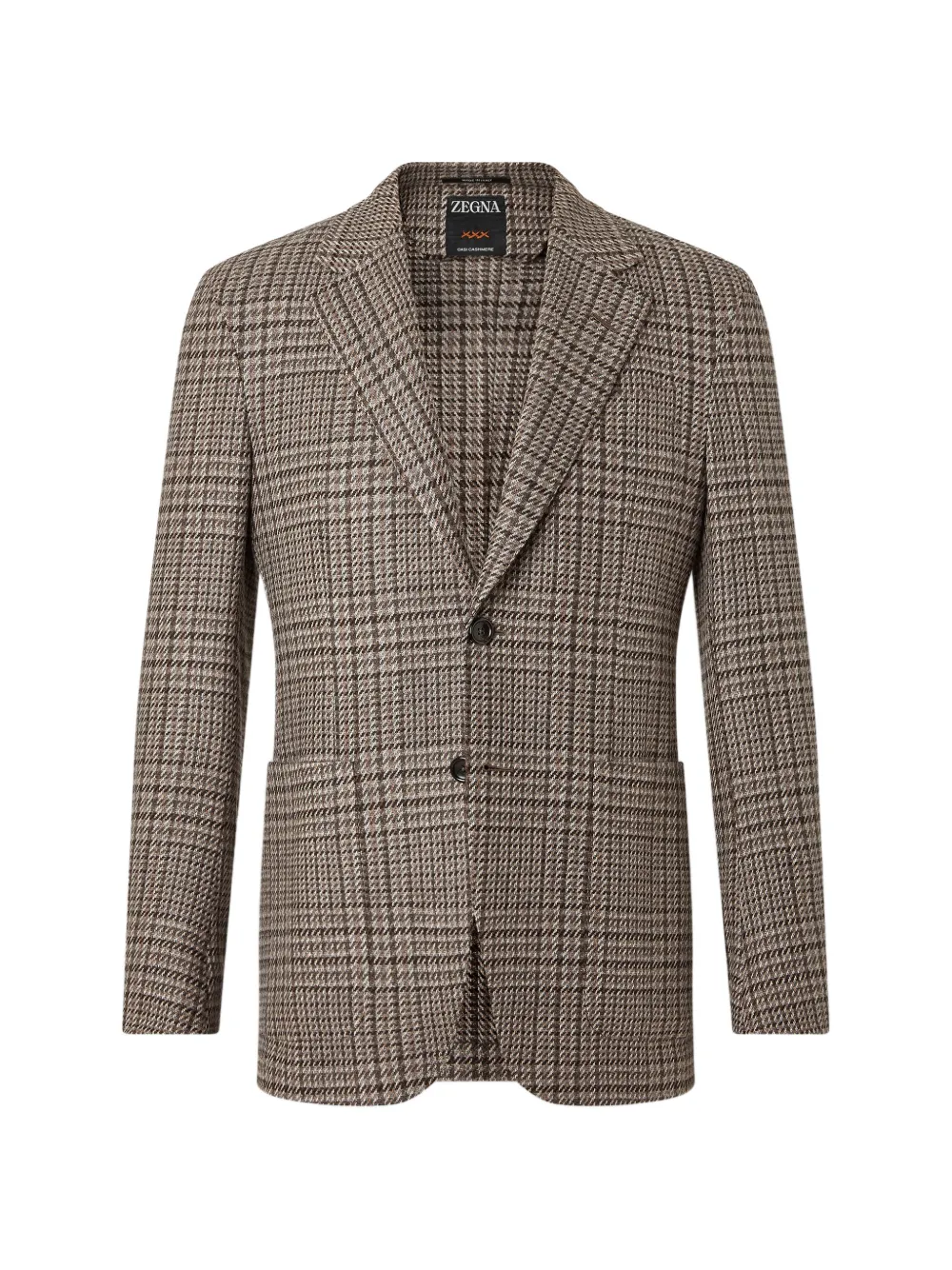 Zegna grey brown and black Oasi Cashmere jacket